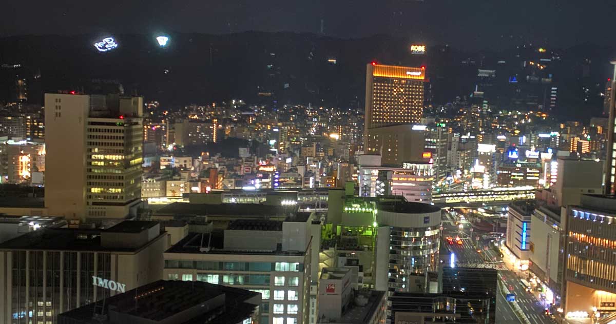神戸・六甲山の夜景